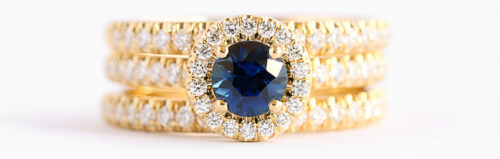 12335 yellow gold sapphire 1 face