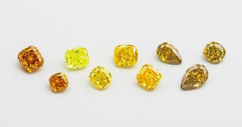 Yellow diamonds