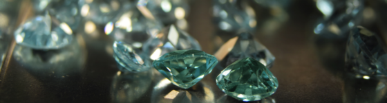 Natural green diamonds