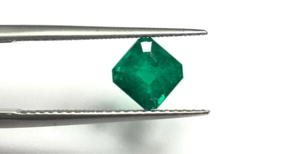 Green coloured diamond